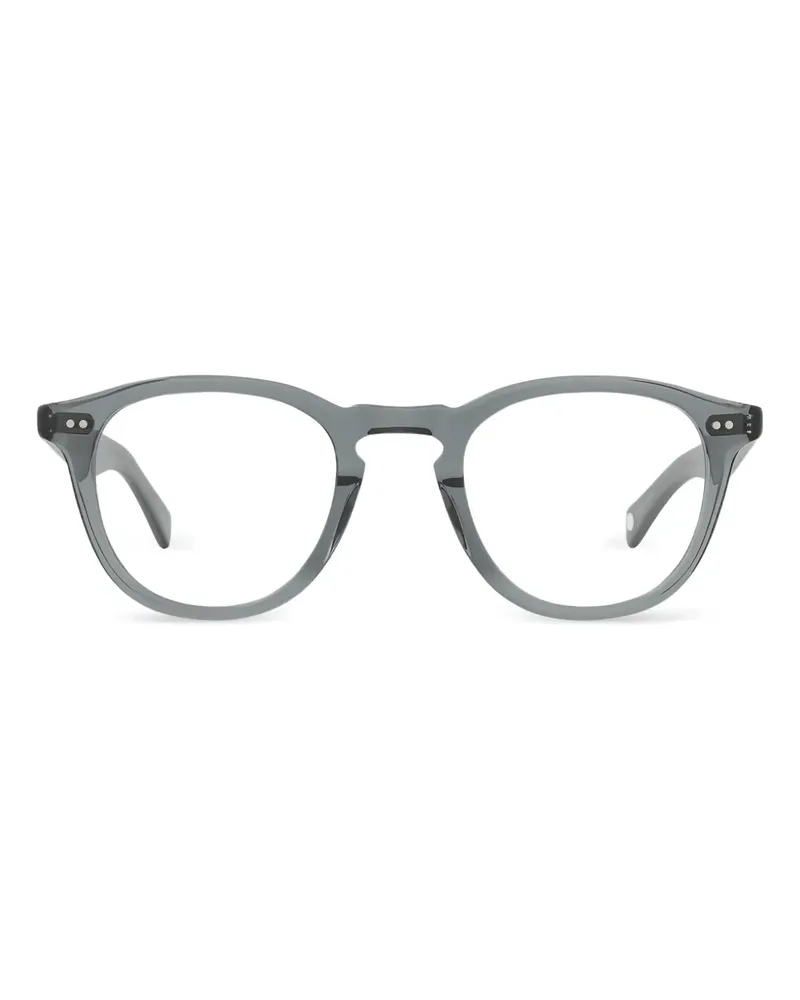 Garrett Leight Runde Hampton Brille - Grau Grau