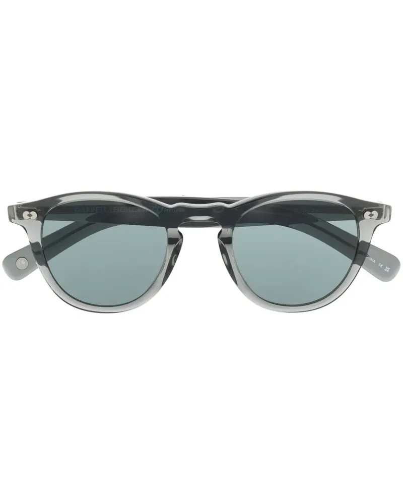 Garrett Leight Runde Hampton Brille - Grau Grau