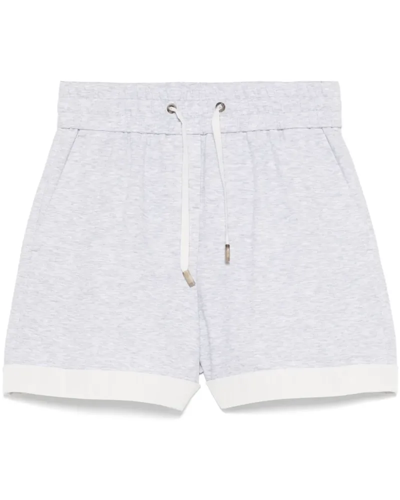 Peserico Shorts mit meliertem Effekt - Grau Grau
