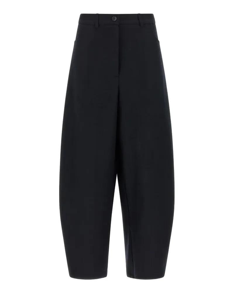 NUDE Hose mit Tapered-Bein - Schwarz Schwarz