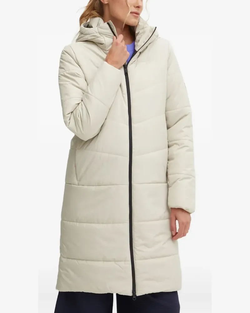 Jack Wolfskin Deutzer quilted hooded coat - Nude Nude