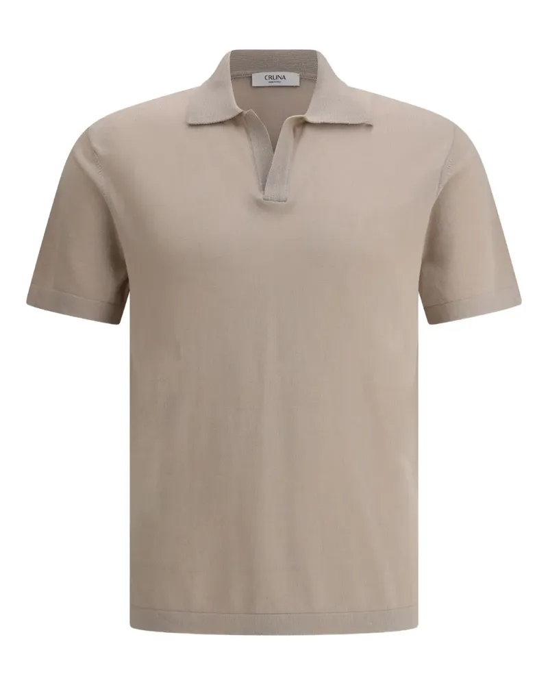 CRUNA Kurzärmeliges Poloshirt - Nude Nude