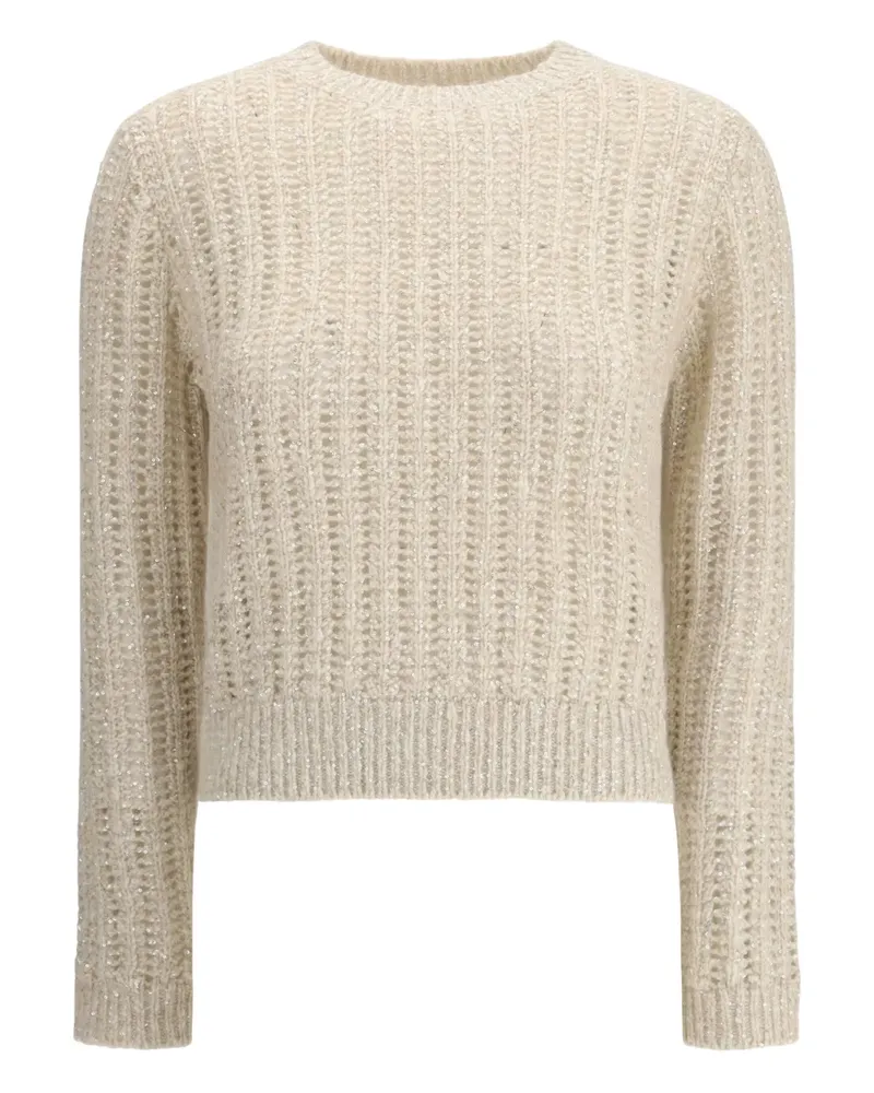 Brunello Cucinelli Pullover mit Pailletten - Nude Nude