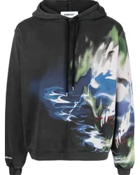 AMBUSH Hoodie mit grafischem Print Schwarz