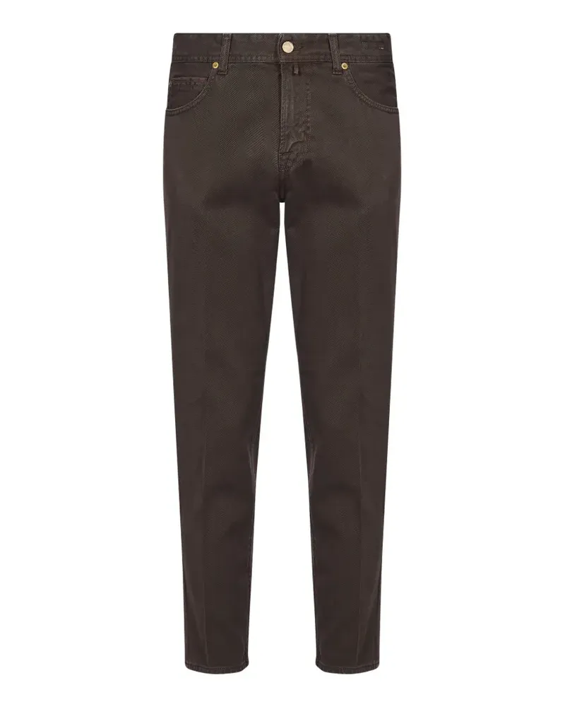 Briglia 1949 Varenne Five-Pocket-Hose mit Logo-Patch - Braun Braun