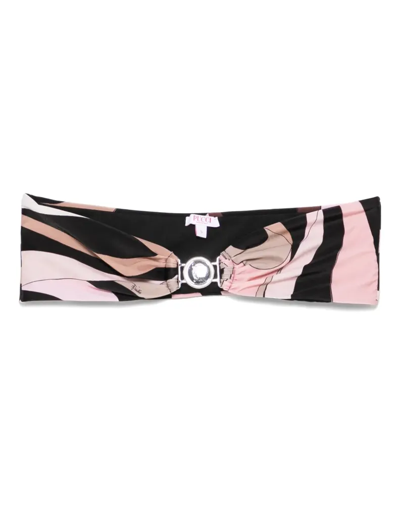 Emilio Pucci Bikinioberteil mit Print - Braun Braun