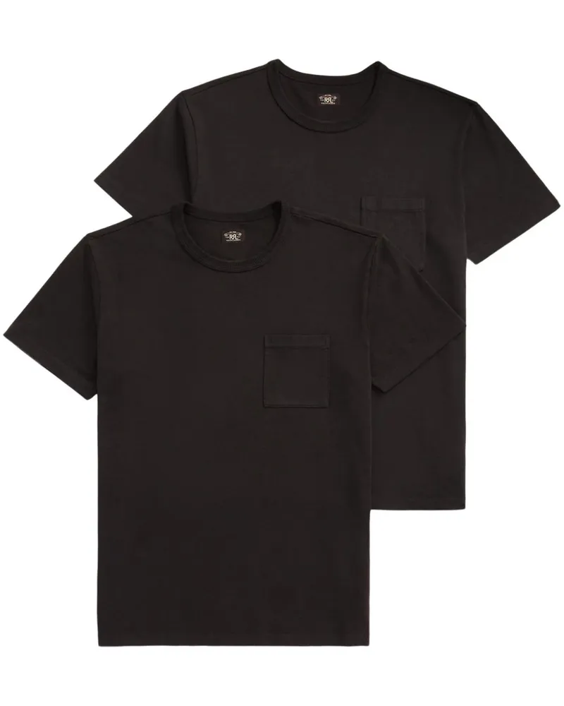 Ralph Lauren T-Shirt aus weichem Jersey (2er-Set) - Schwarz Schwarz