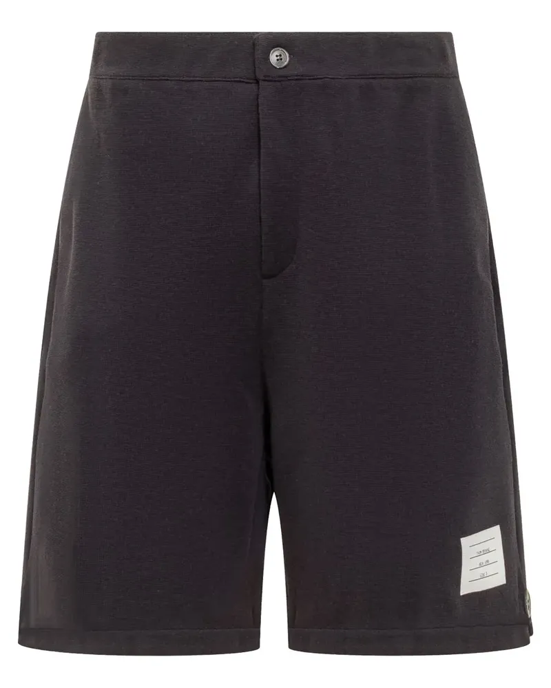 Thom Browne Shorts mit Logo-Patch - Blau Blau