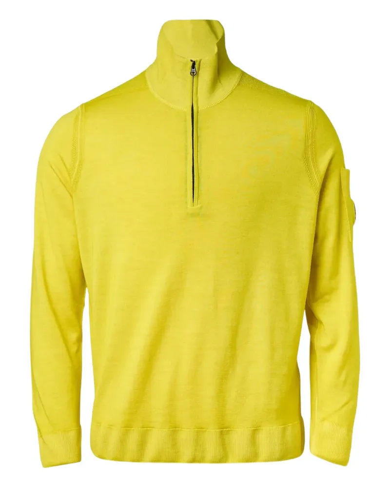 C.P. Company half-zip wool sweater - Gelb Gelb