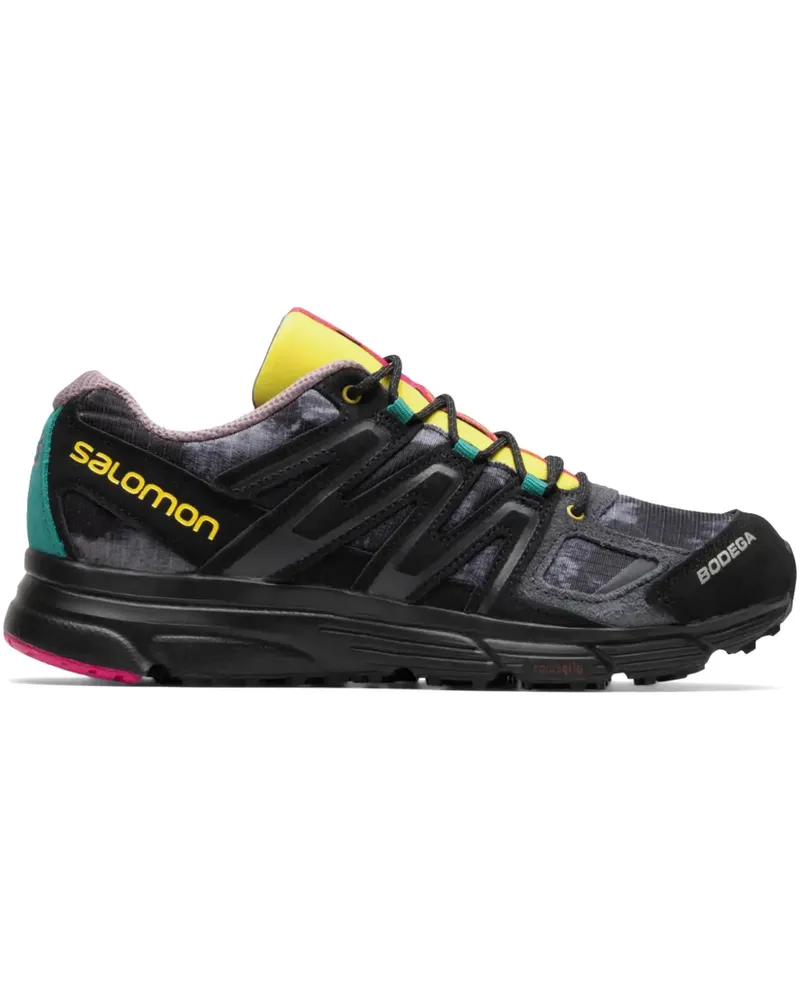 Salomon X-Mission 4 "Bodega - Black Yellow" Sneakers - Schwarz Schwarz