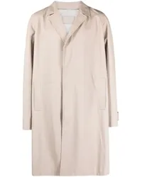 Prada Trenchcoat mit verdecktem Verschluss Nude