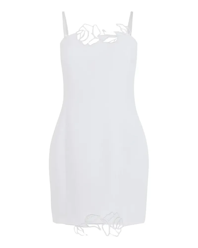 Blumarine floral appliquéd dress - Weiß Weiß