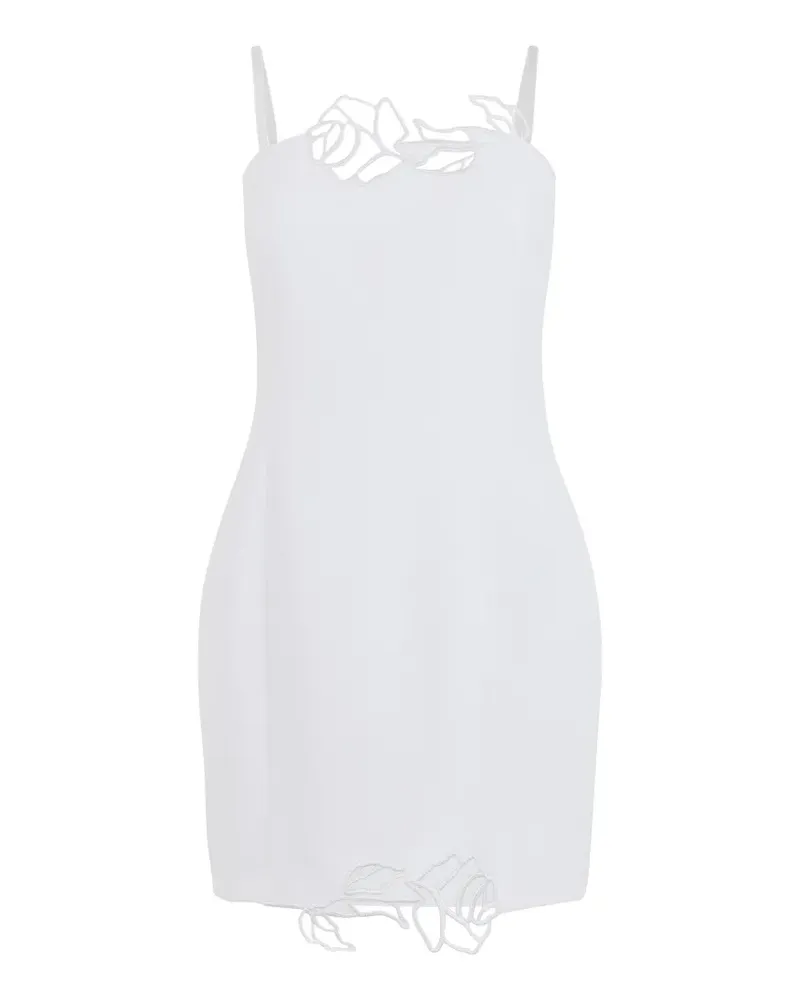 Blumarine floral appliquéd dress - Weiß Weiß