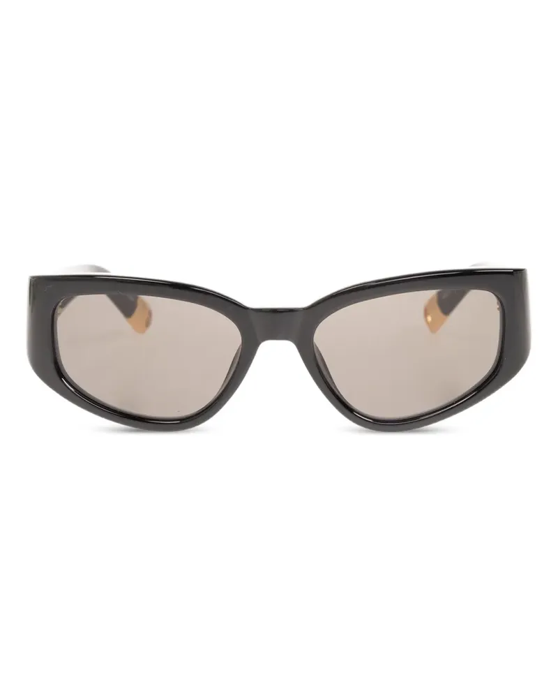 Jacquemus Cat-Eye-Sonnenbrille - Schwarz Schwarz