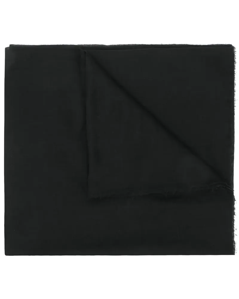 Faliero Sarti Twill-Schal - Schwarz Schwarz
