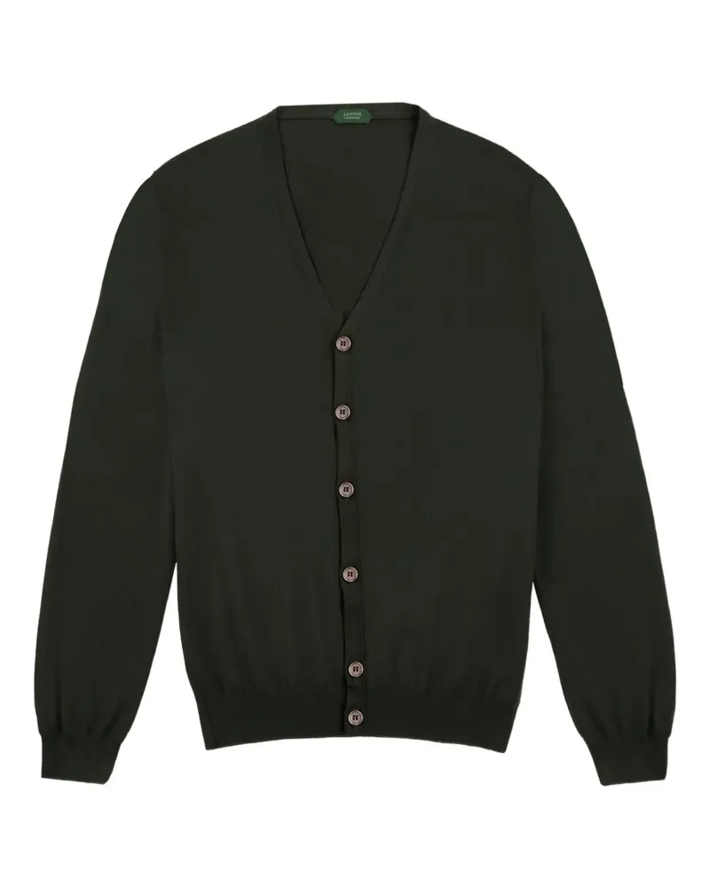 Zanone V-neck cardigan - Grün Grün