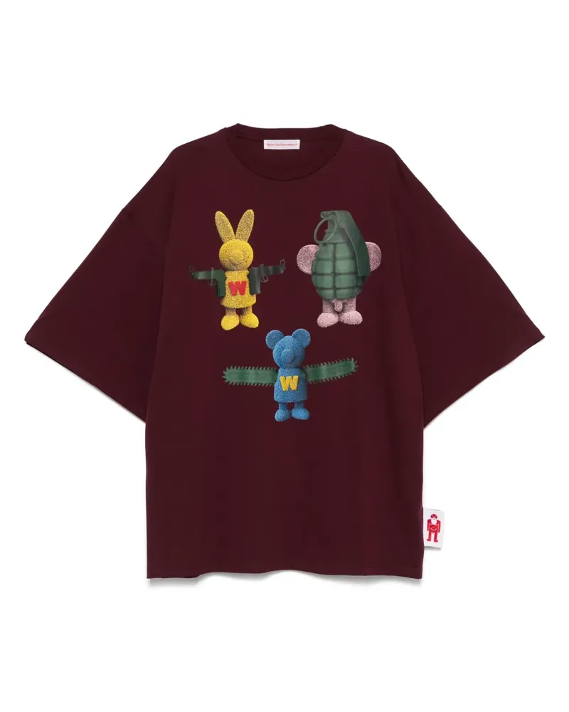 Walter van Beirendonck Toyterror Super T-Shirt - Rot Rot