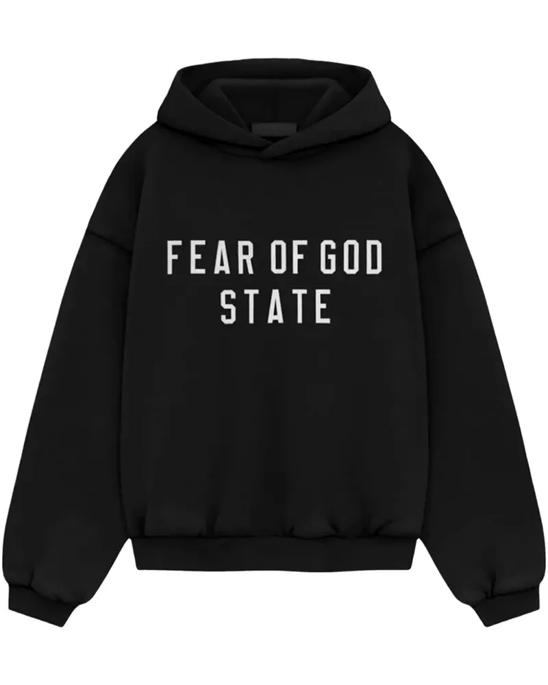 Fear of God Hoodie mit Logo-Print - Schwarz Schwarz