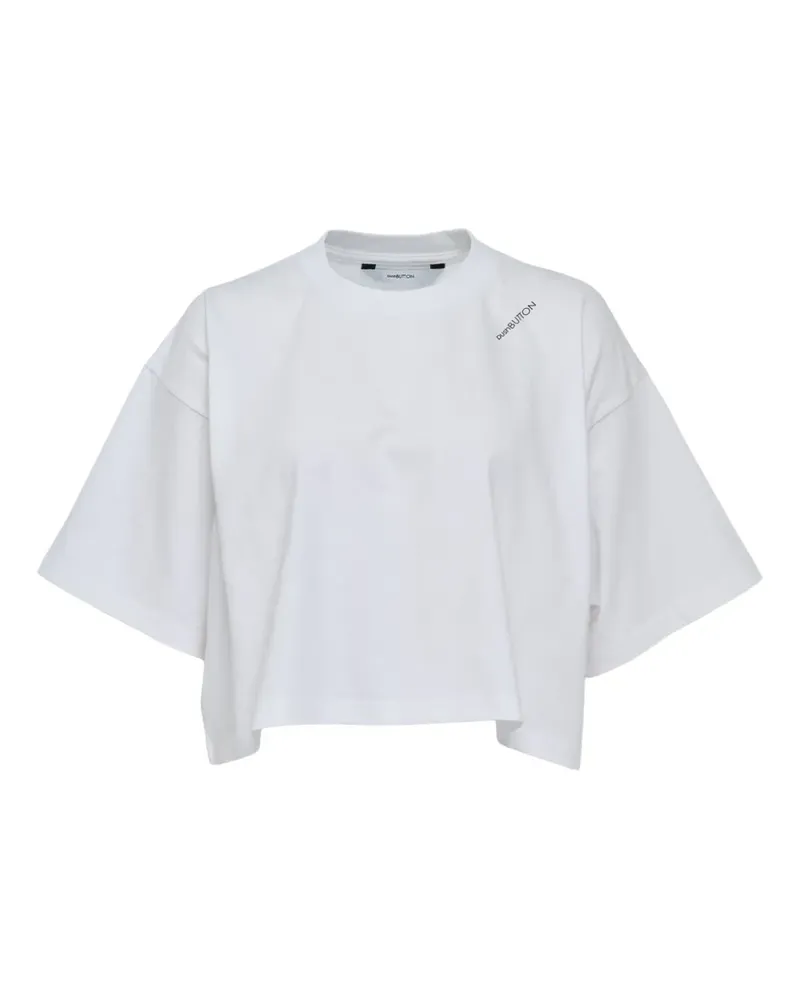 pushBUTTON T-Shirt mit Rucksack-Print - Weiß Weiß