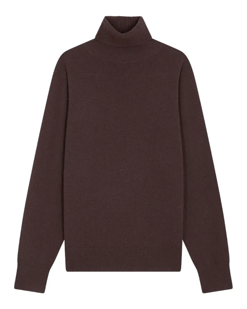FURSAC Pullover mit Rollkragen - Braun Braun