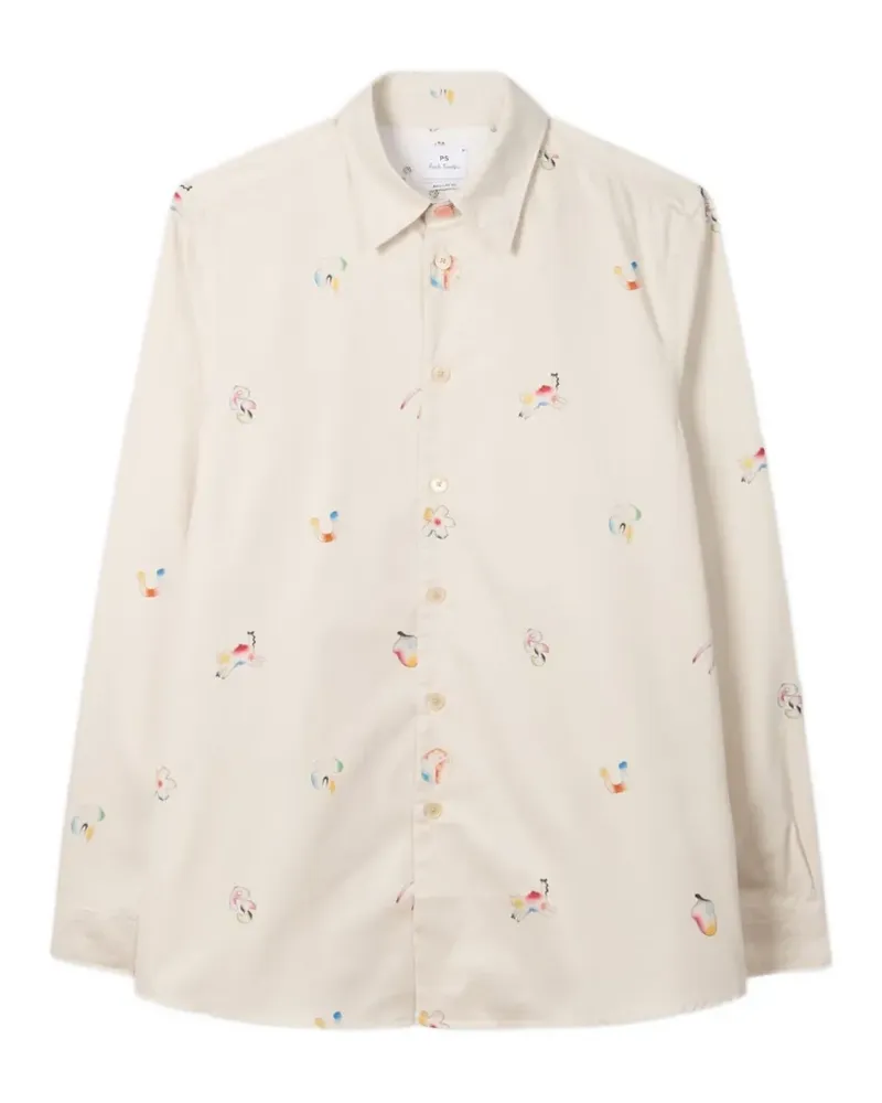 Paul Smith Hemd mit Lucky Charm-Print - Nude Nude