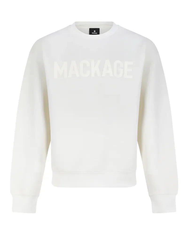 Mackage logo-print sweater - Nude Nude