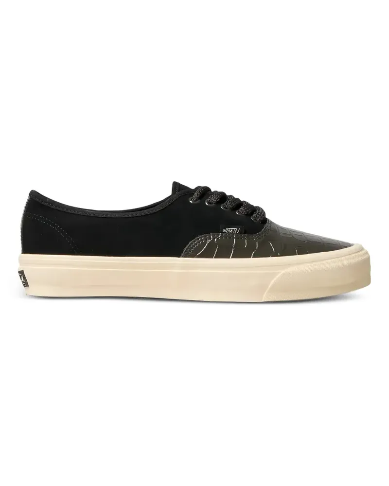 Vans LX Authentic Sneakers mit Kroko-Effekt - Schwarz Schwarz