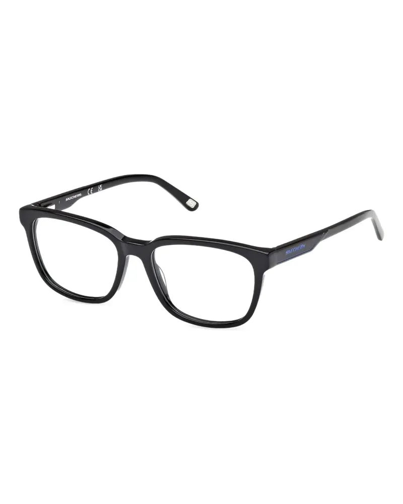 Skechers rectangle-frame glasses - Schwarz Schwarz