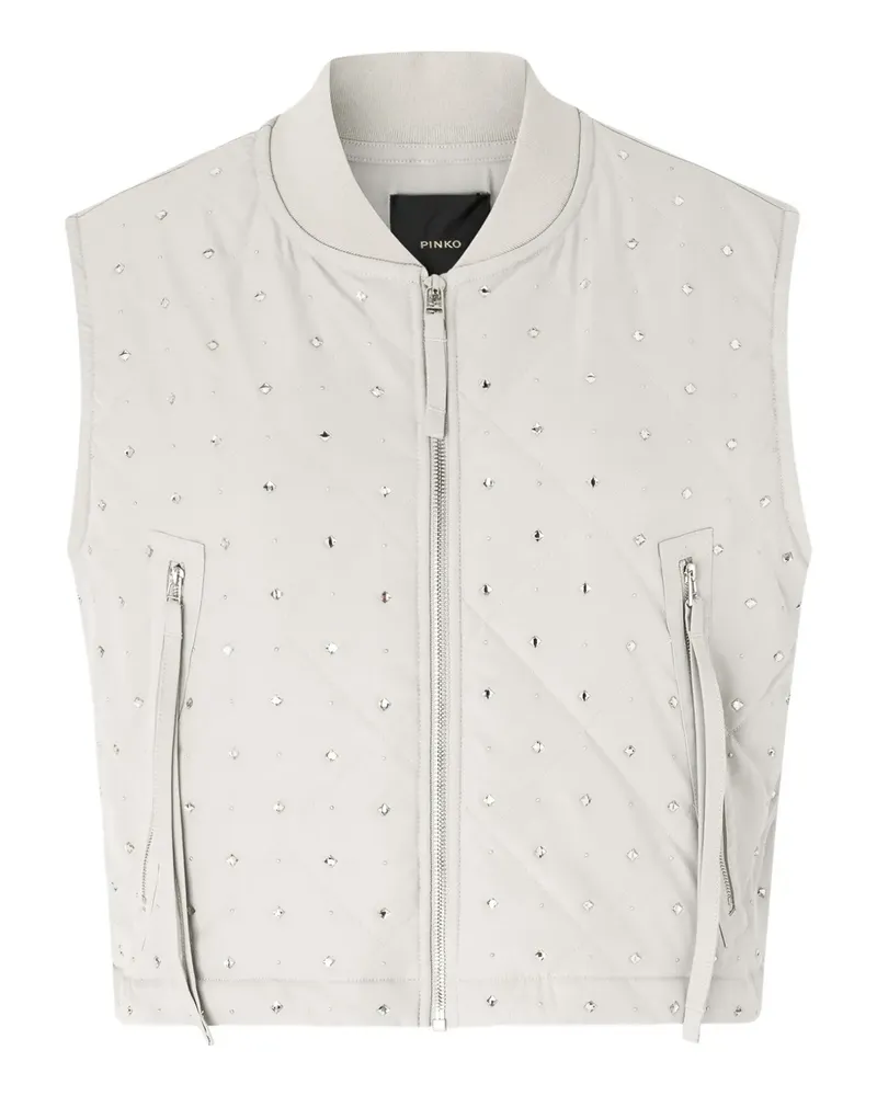 Pinko Amata quilted gilet - Grau Grau