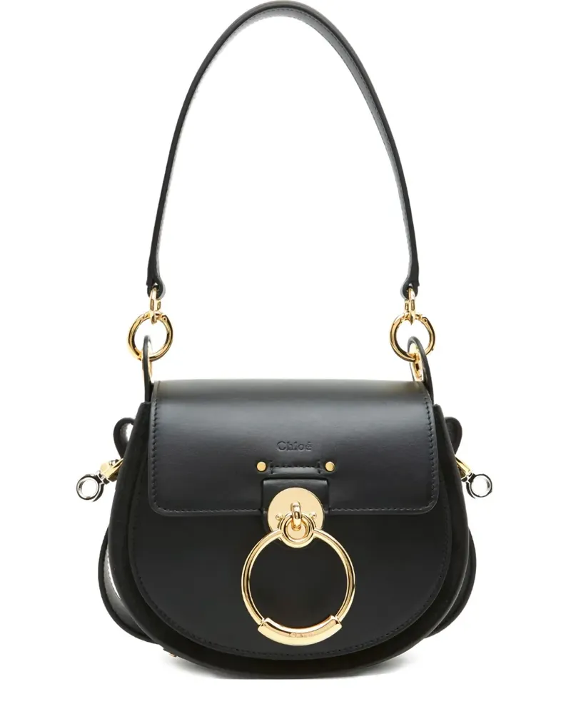 Chloé Tess' kleine Schultertasche - Schwarz Schwarz
