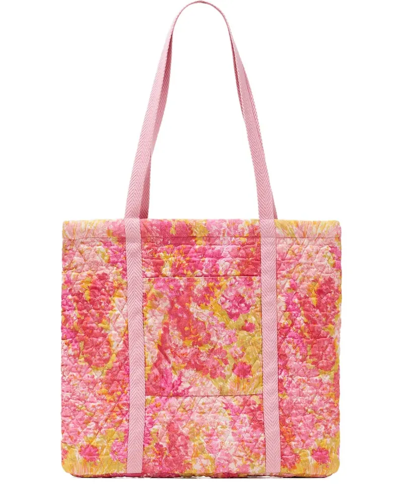 LoveShackFancy Henderson quilted shoulder bag - Rosa Rosa