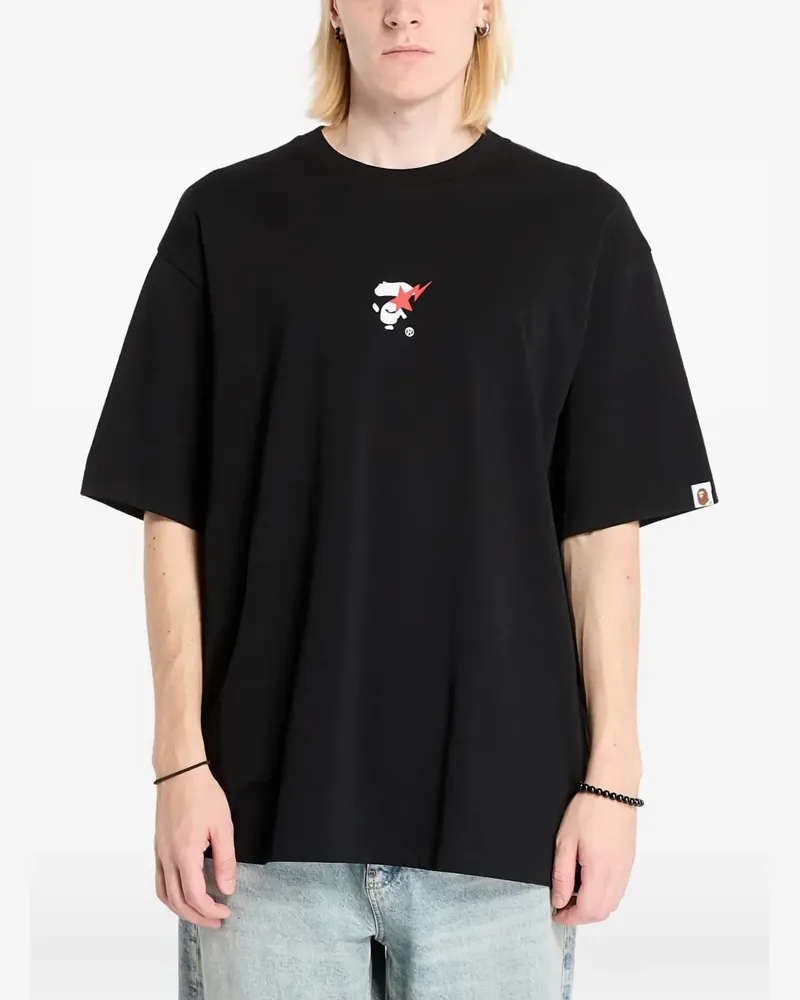 BAPE Bape Sta Ape Face T-shirt - Schwarz Schwarz