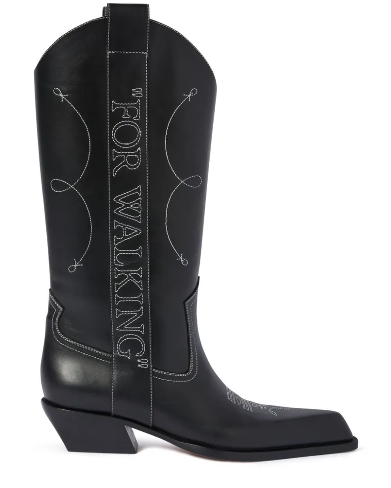 OFF-WHITE Frame Texan Stiefel - Schwarz Schwarz