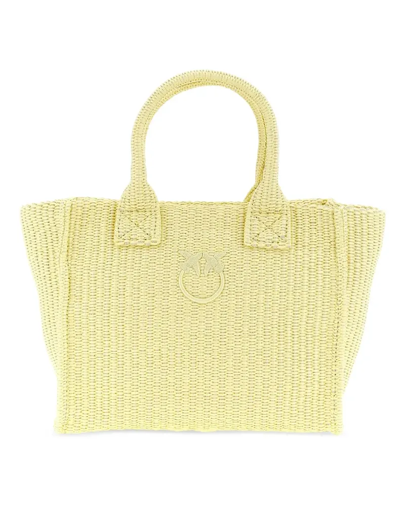 Pinko Beach mini tote bag - Gelb Gelb