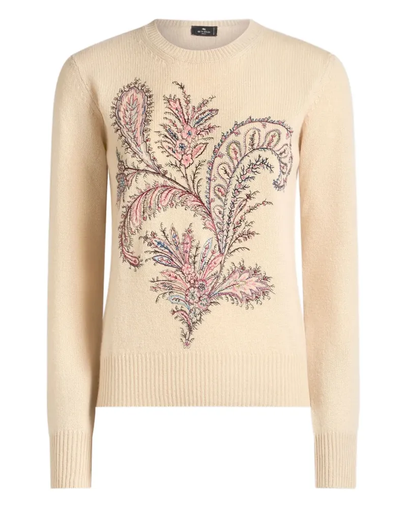 Etro Pullover aus Paisley-Jacquard - Nude Nude