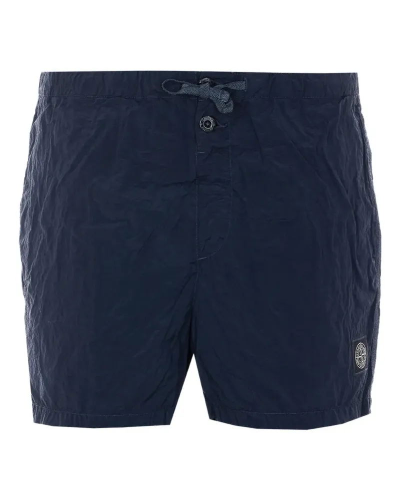 Stone Island Badeshorts mit Stretchbund - Blau Blau