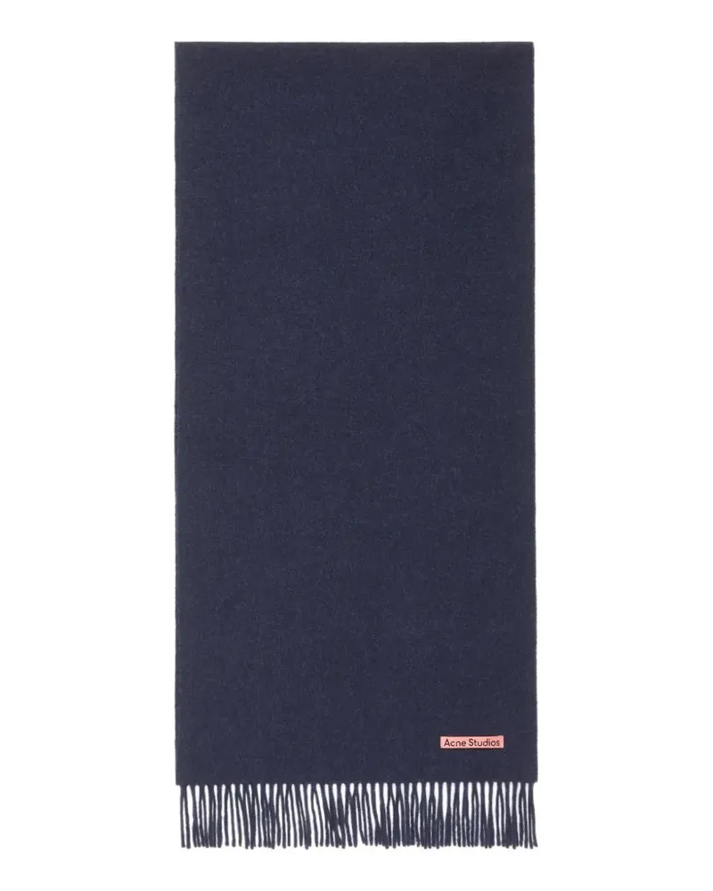 Acne Studios Schal mit Fransen - Blau Blau