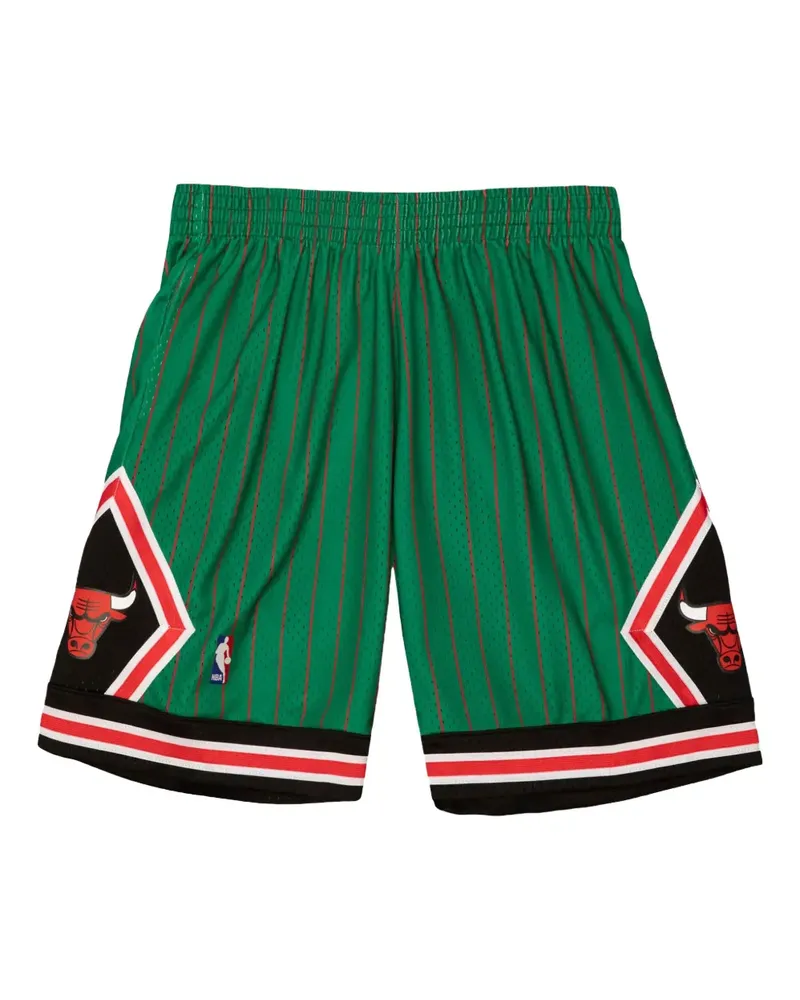 Mitchell & Ness x NBA Chicago Bulls 1995 Reload Swingman Shorts - Grün Grün