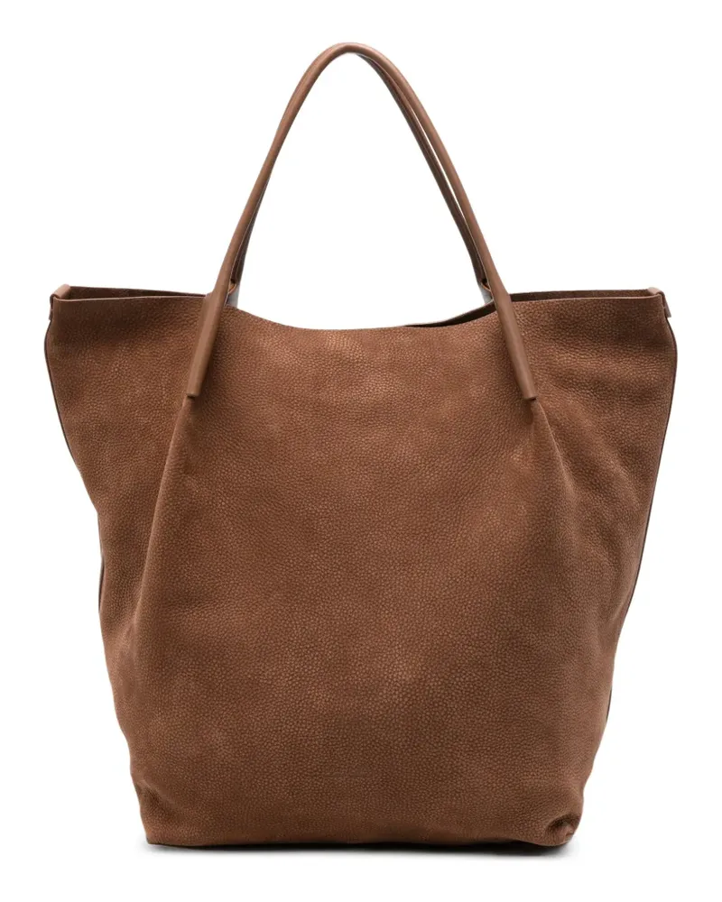 Loro Piana XL Bale Tote Bag aus Wildleder - Braun Braun