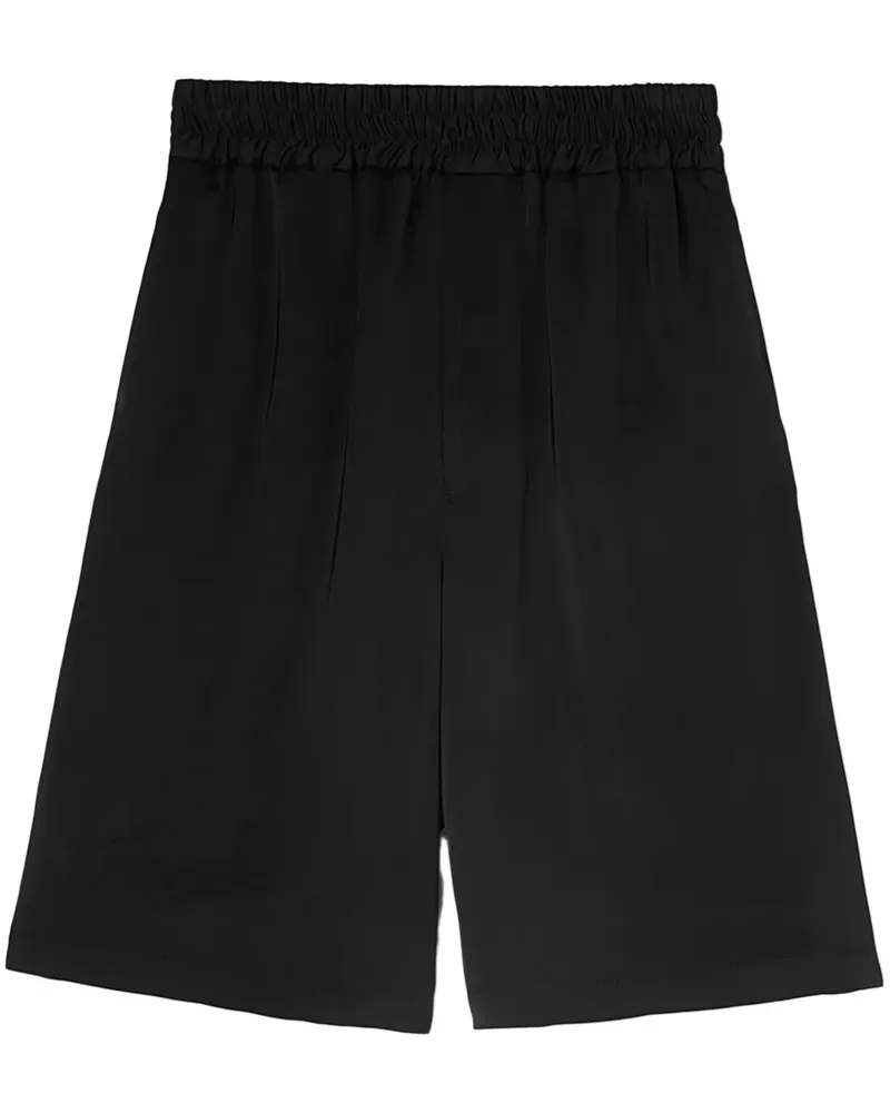Jil Sander Hoch sitzende Shorts - Schwarz Schwarz