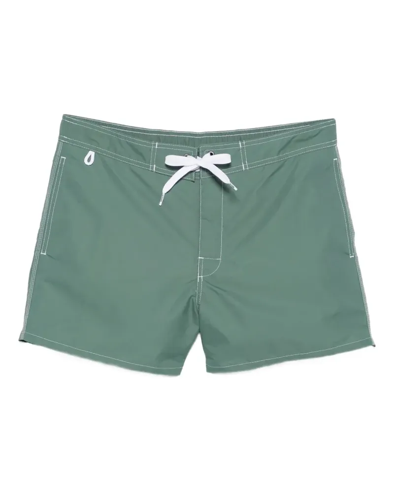Sundek logo-patch swim shorts - Grün Grün