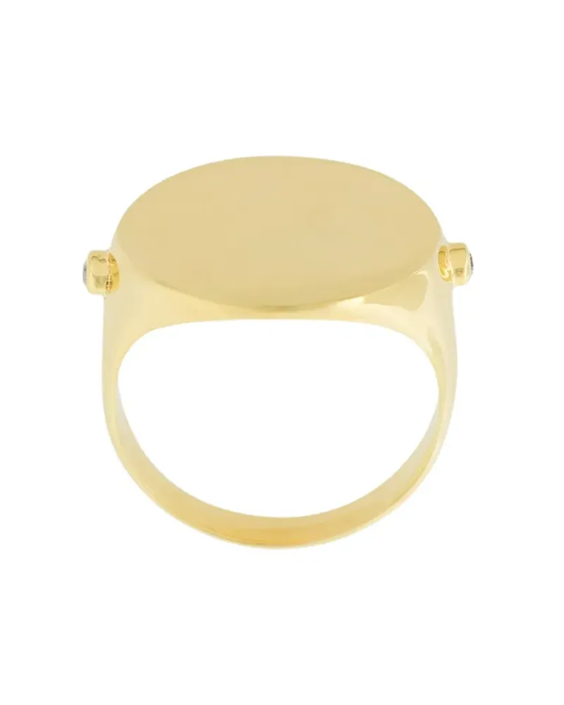Maria Black Vergoldeter 'Playgirl' Sterlingsilberring - Metallic Metallic