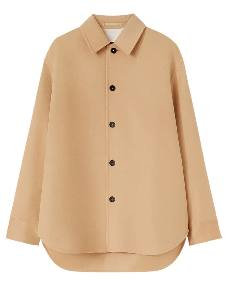 Jil Sander Hemdjacke aus Kaschmir - Braun Braun