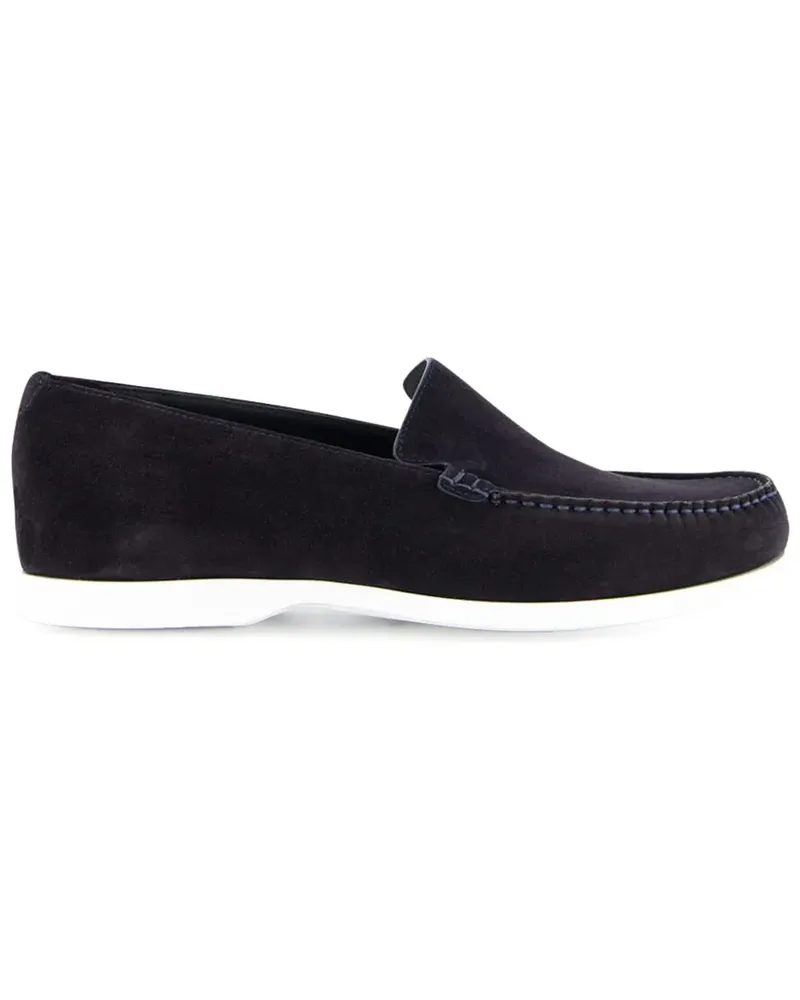 Manolo Blahnik Monaco Loafer aus Wildleder - Blau Blau