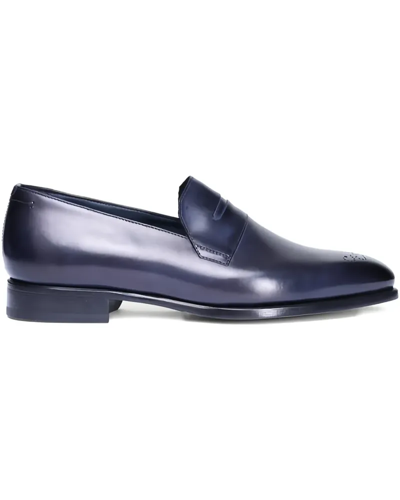 Brioni Perforierte Loafer - Blau Blau