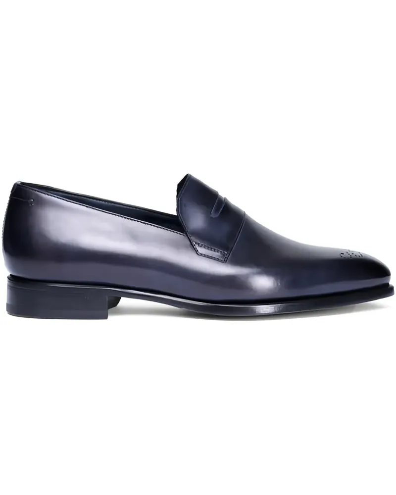Brioni Perforierte Loafer - Blau Blau