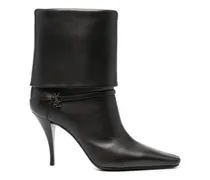 Niki fold-over leather boots - Braun