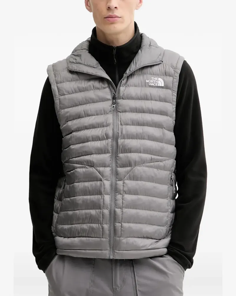 The North Face Huila logo quilted jacket - Grau Grau