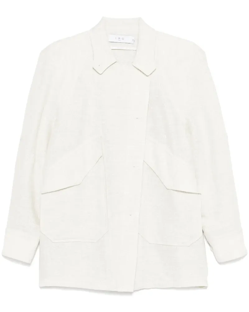 IRO Billan Hemdjacke - Weiß Weiß