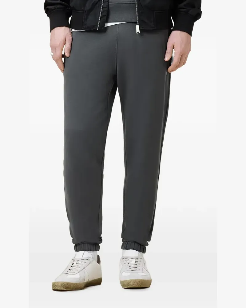 AllSaints drawstring-waist slim fit track pants - Grau Grau